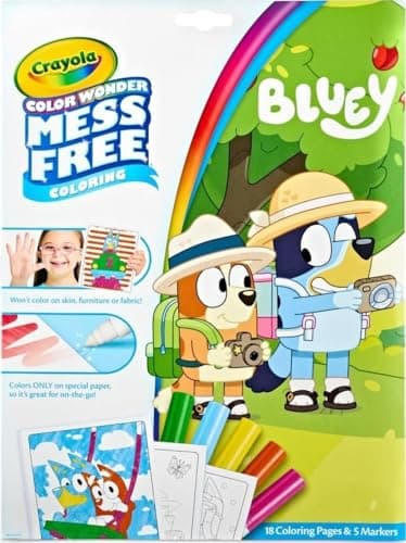 Crayola Bluey Color Wonder Coloring Set
