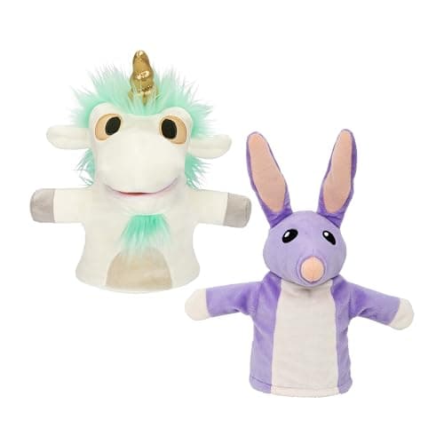 Unicorse and Bob Bilby Hand Puppet Set