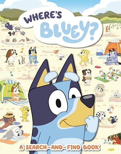 Where's Bluey? Search-and-Find Book