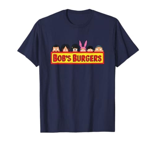 Bob's Burgers Belcher Family Peeking T-Shirt