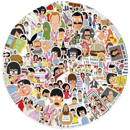 Bob's Burgers Character Sticker Set