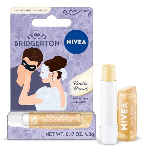 NIVEA Bridgerton Vanilla Biscuit Lip Balm