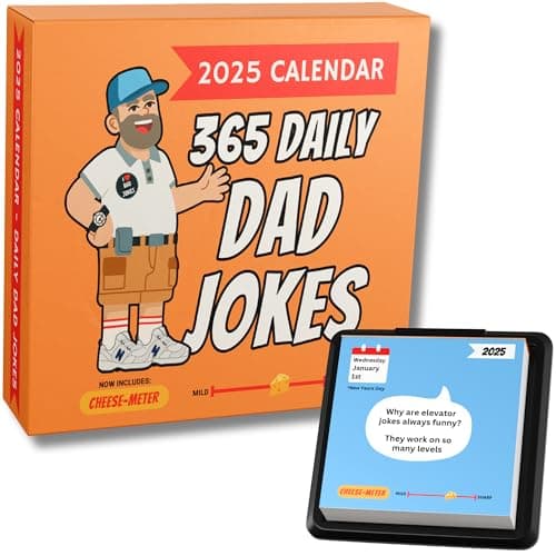 Dad Joke Desk Calendar 2025