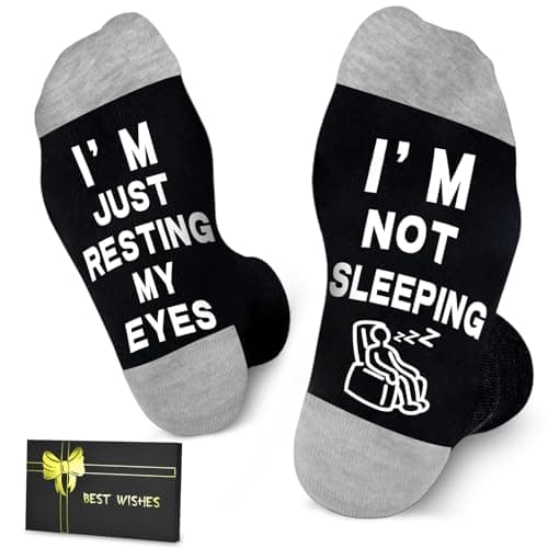 Resting My Eyes Socks for Dad