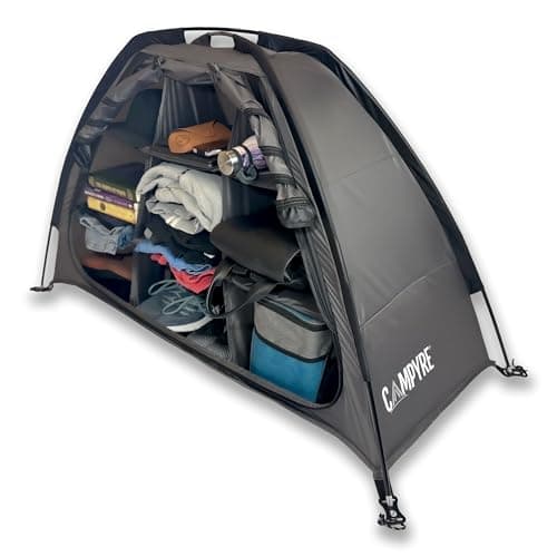 CAMPYRE nine-shelf camping organizer