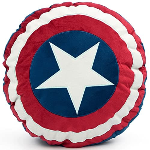 Captain America shield decorative pillow