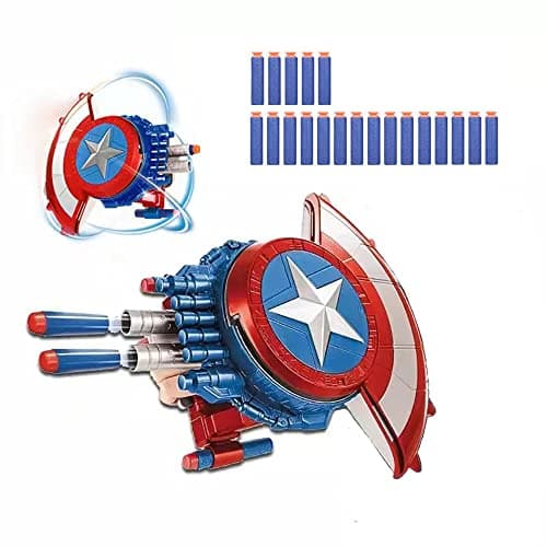 Captain dart-launching shield