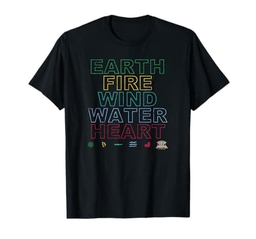 Captain Planet Element Symbols T-Shirt