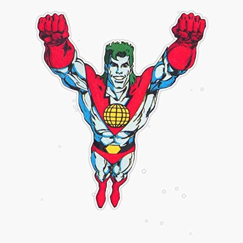 Captain Planet Vinyl Sticker