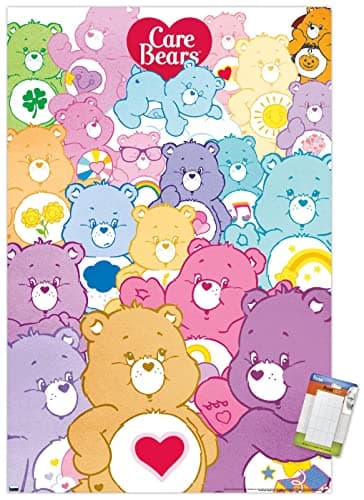 Care Bears group wall poster