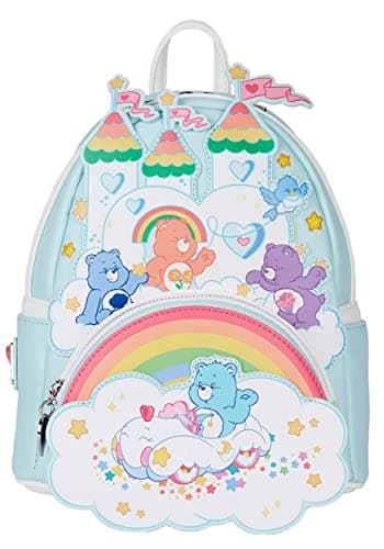 Loungefly Care Bears CareALot Castle mini backpack