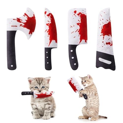 Potaroma Halloween Knife Catnip Toy Set