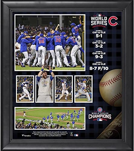 Chicago Cubs 2016 World Series Champions Framed Collage