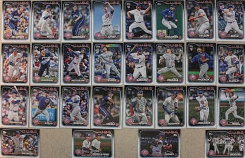 Chicago Cubs 2024 Topps Complete Card Set