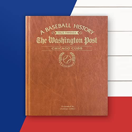 Chicago Cubs Personalized Baseball History Book