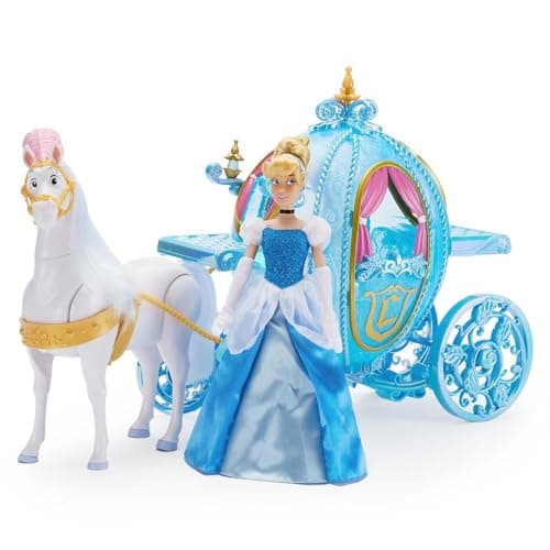Disney Store Cinderella doll, horse and carriage set