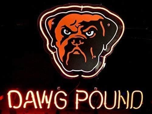 Cleveland Browns Dawg Pound Neon Sign