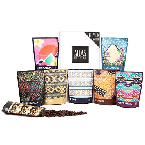 Atlas Coffee Club whole-bean world sampler