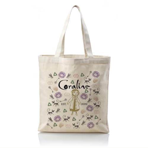 Coraline Canvas Tote Bag