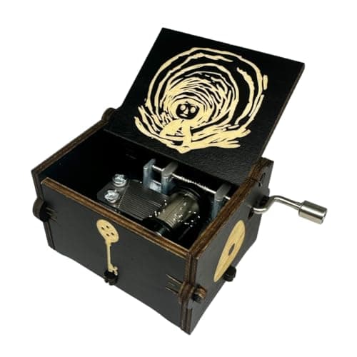 Hand-Crank Wooden Music Box