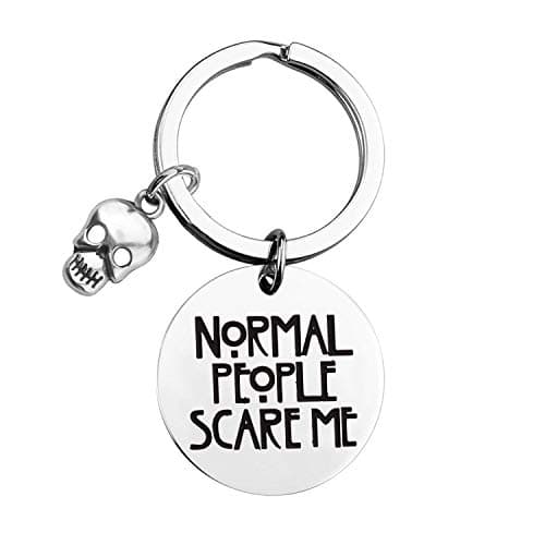 American Horror Story "People Scare Me" Keychain