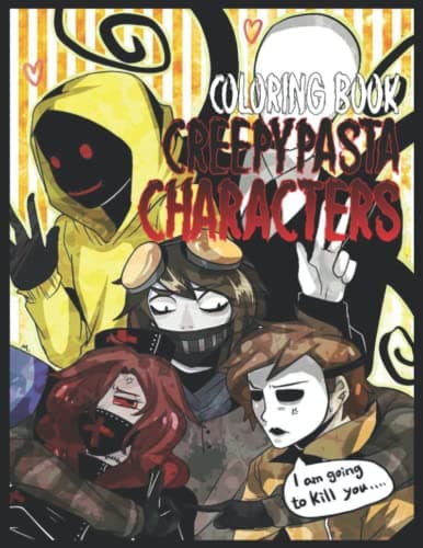 Creepypasta Character Coloring Book