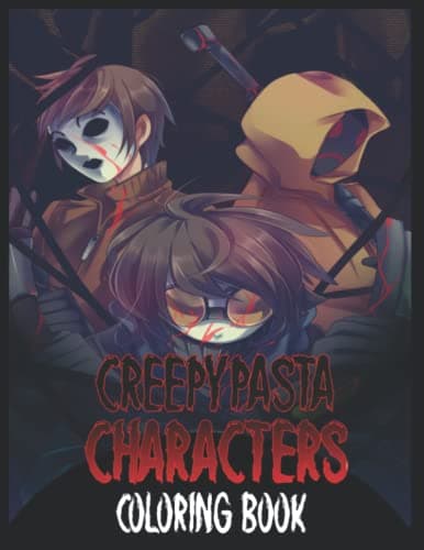 Creepypasta Characters Horror Coloring Book