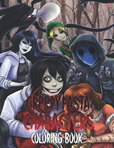 Creepypasta Coloring Book with Slenderman and Siren Head