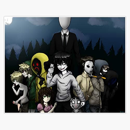 Creepypasta Waterproof Sticker