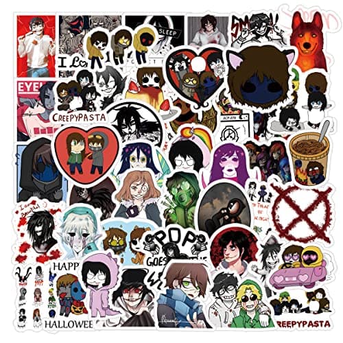 Creepypasta Waterproof Sticker Pack