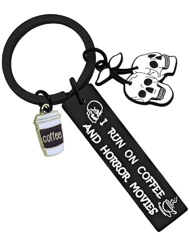 Horror Movie Coffee Lover Keychain