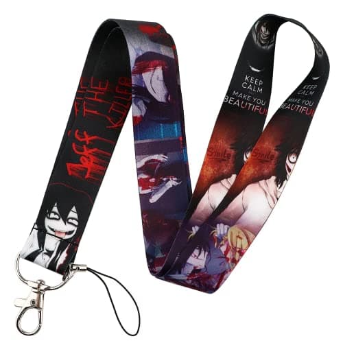 Jeff the Killer "Go to Sleep" Lanyard