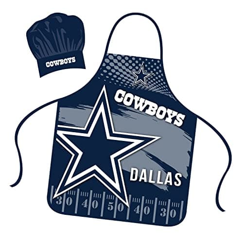Dallas Cowboys Apron and Chef Hat Set