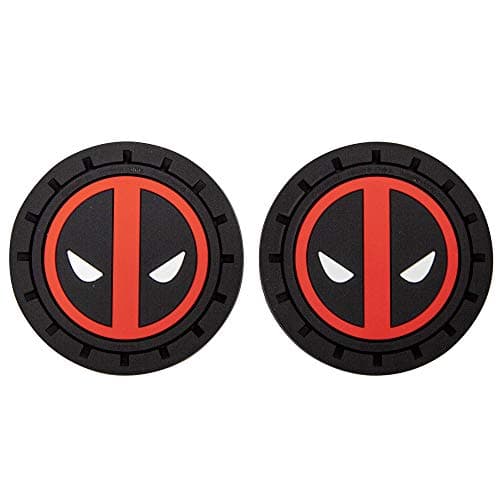 Deadpool Car Cup Holder Coasters 2-Pack