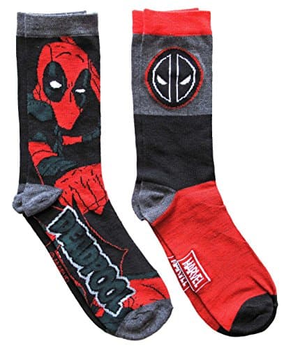 Deadpool Men's Crew Socks 2-Pack