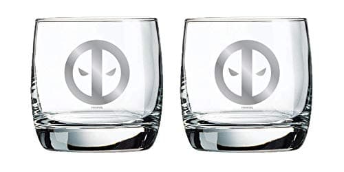 Deadpool Whiskey Glass Set of 2