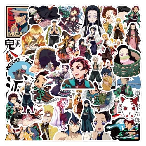 Waterproof Demon Slayer Sticker Set