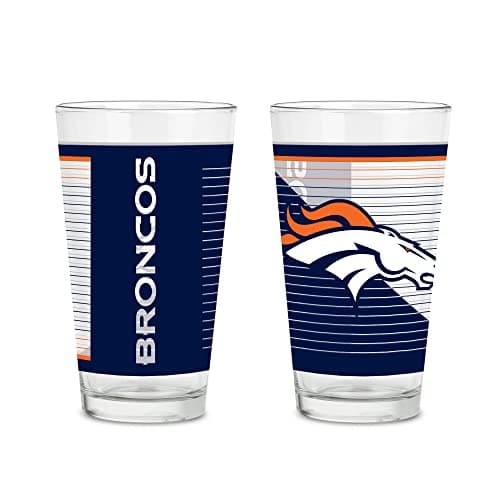 Denver Broncos Pint Glass Set