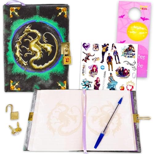 Disney Descendants Mal Locking Diary Set