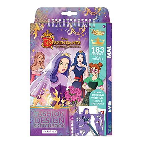 Disney Descendants Royal Wedding Fashion Design Sketchbook