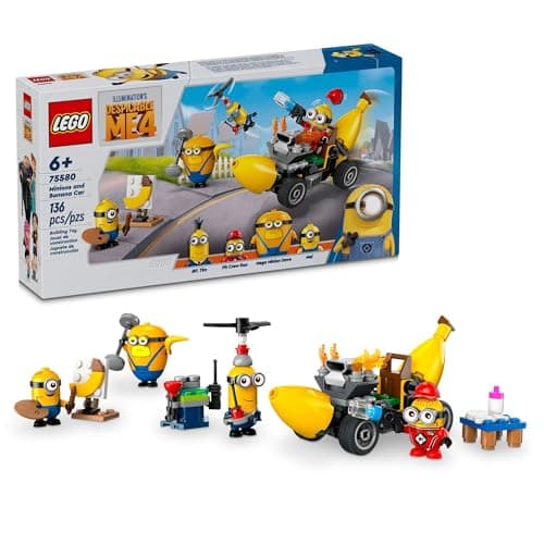 LEGO Despicable Me 4 Minions and Banana Car