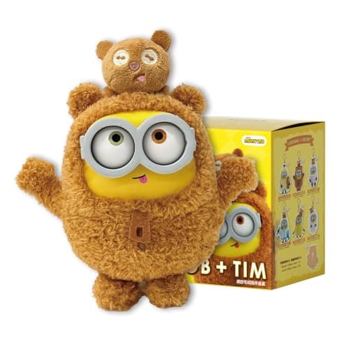 Minions Bob & Tim Vinyl Plush Keychain
