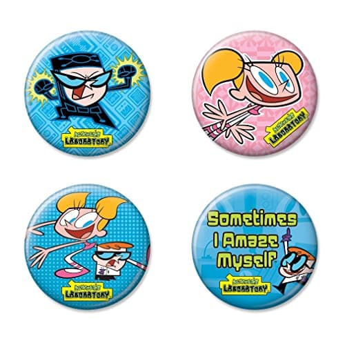 Dexter & Dee Dee Collectible Button Set