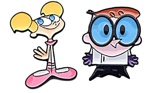 Dexter's Lab Enamel Pin Set