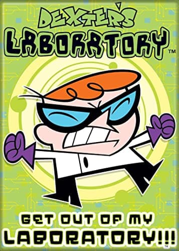 Dexter's Laboratory 'Get Out of My Lab' Magnet