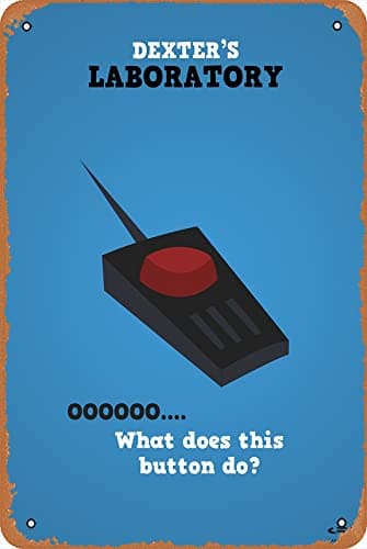 Dexter's Laboratory Tin Poster