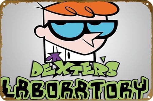 Dexter's Laboratory Vintage Tin Sign