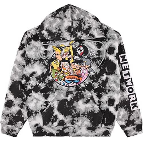 Jonny Bravo & Dexter's Laboratory Tie Dye Hoodie