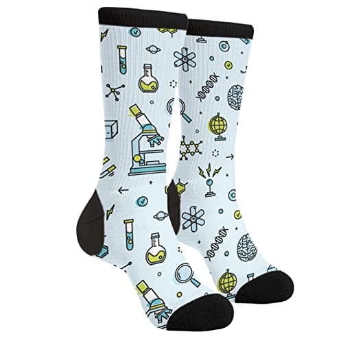 Science Lab Novelty Crew Socks