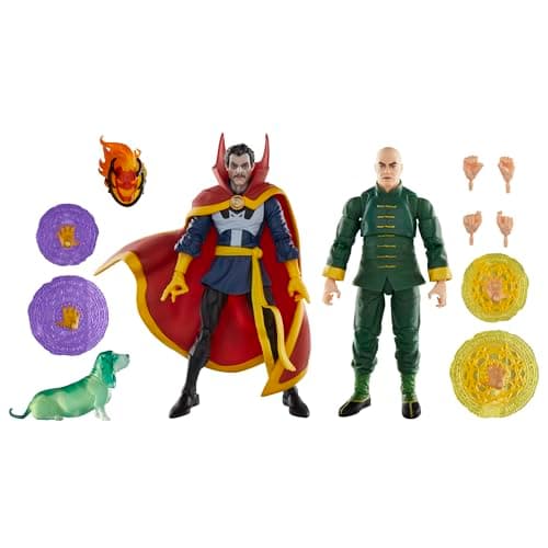 Doctor Strange, Wong, and Bats Action Figure Set